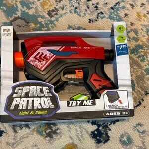 Light & Sound Toy Blaster - Red and Black